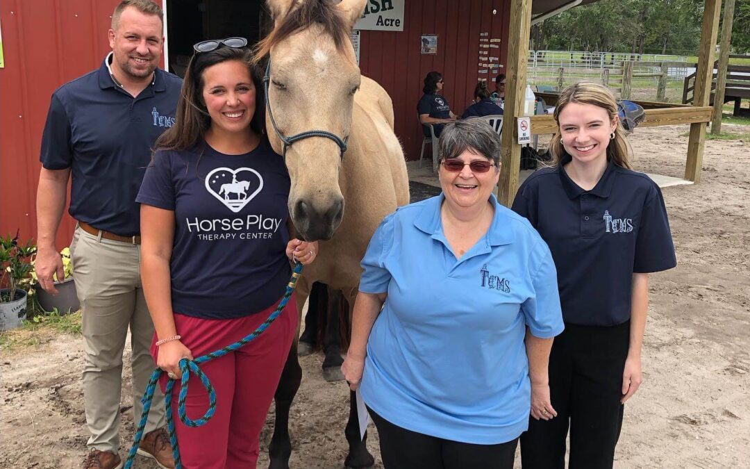 Tender Care Donates Special Needs Resources Expo Proceeds to HorsePlay Therapy