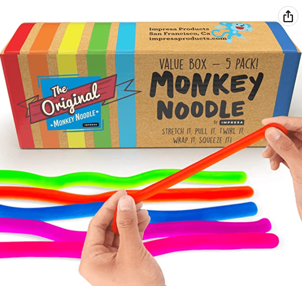 Monkey Noodle Sensory Toy