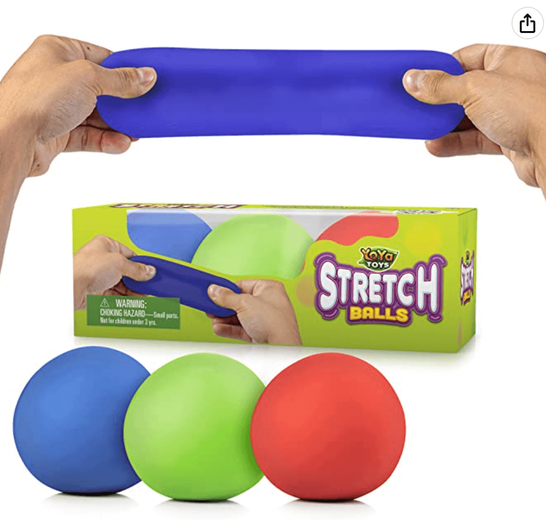 stretch and squeeze Stress Balls
