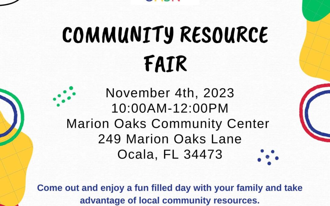Tender Care is Attending OASN’s Community Resource Fair on November 4th at 10am!