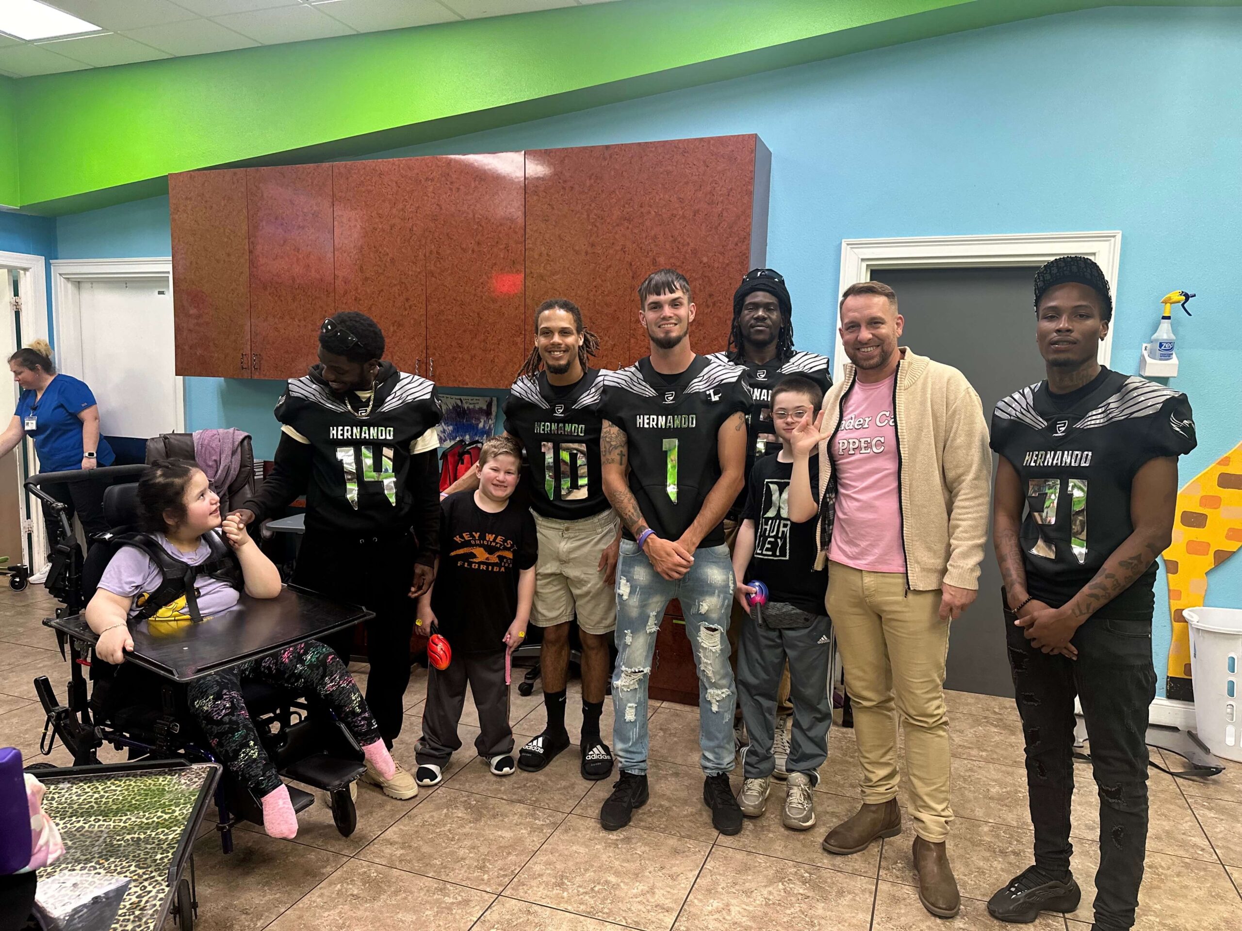 The Hernando County Hawks Came to Visit Tender Care’s Spring Hill Center!