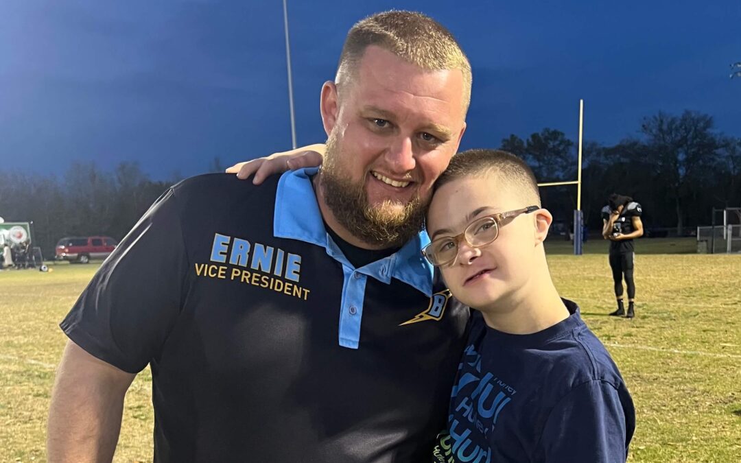 Alex from Tender Care Participated in the Hernando County Hawks Coin Toss on March 2nd!