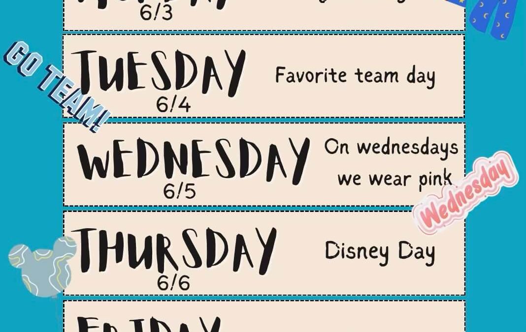 Kick off the Summer Spirit Week at Tender Care PPEC