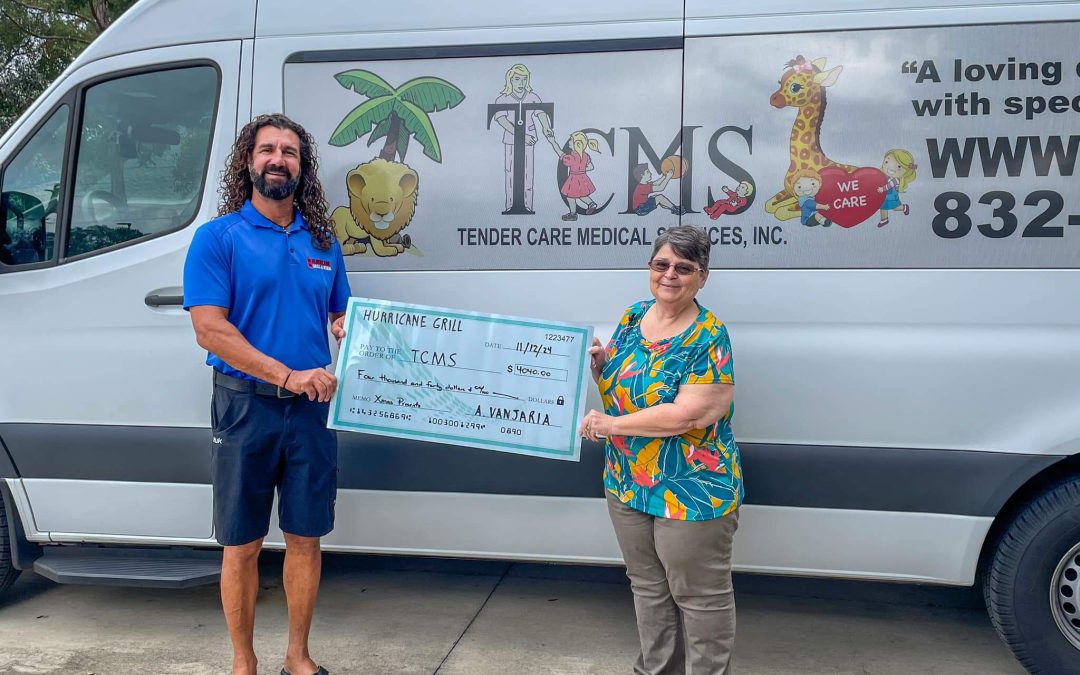 Hurricane Grill & Wings Donated to Tender Care PPEC (2024)!